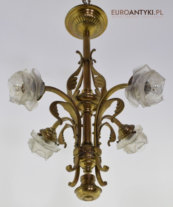 żyrandol secesyjny żyrandol secesyjny